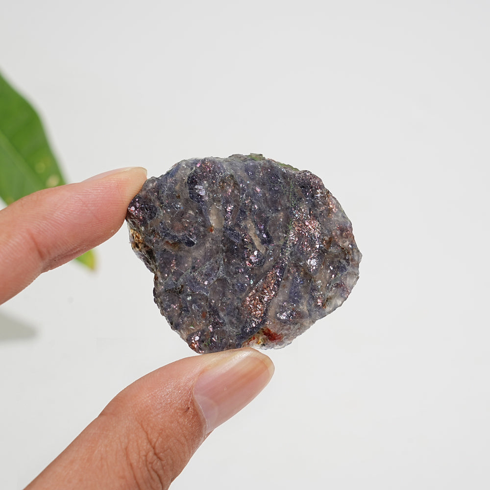 Natural Crystal Bloodshot Iolite Slice
