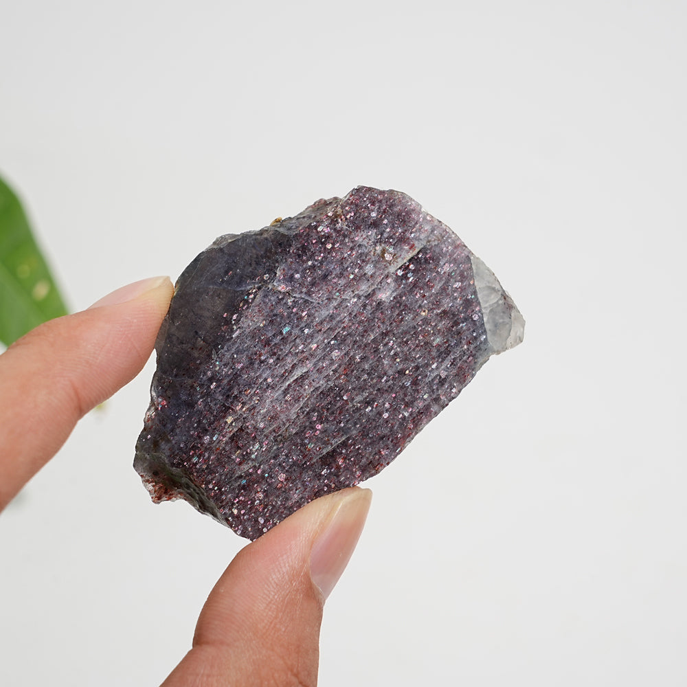 Natural Crystal Bloodshot Iolite Slice