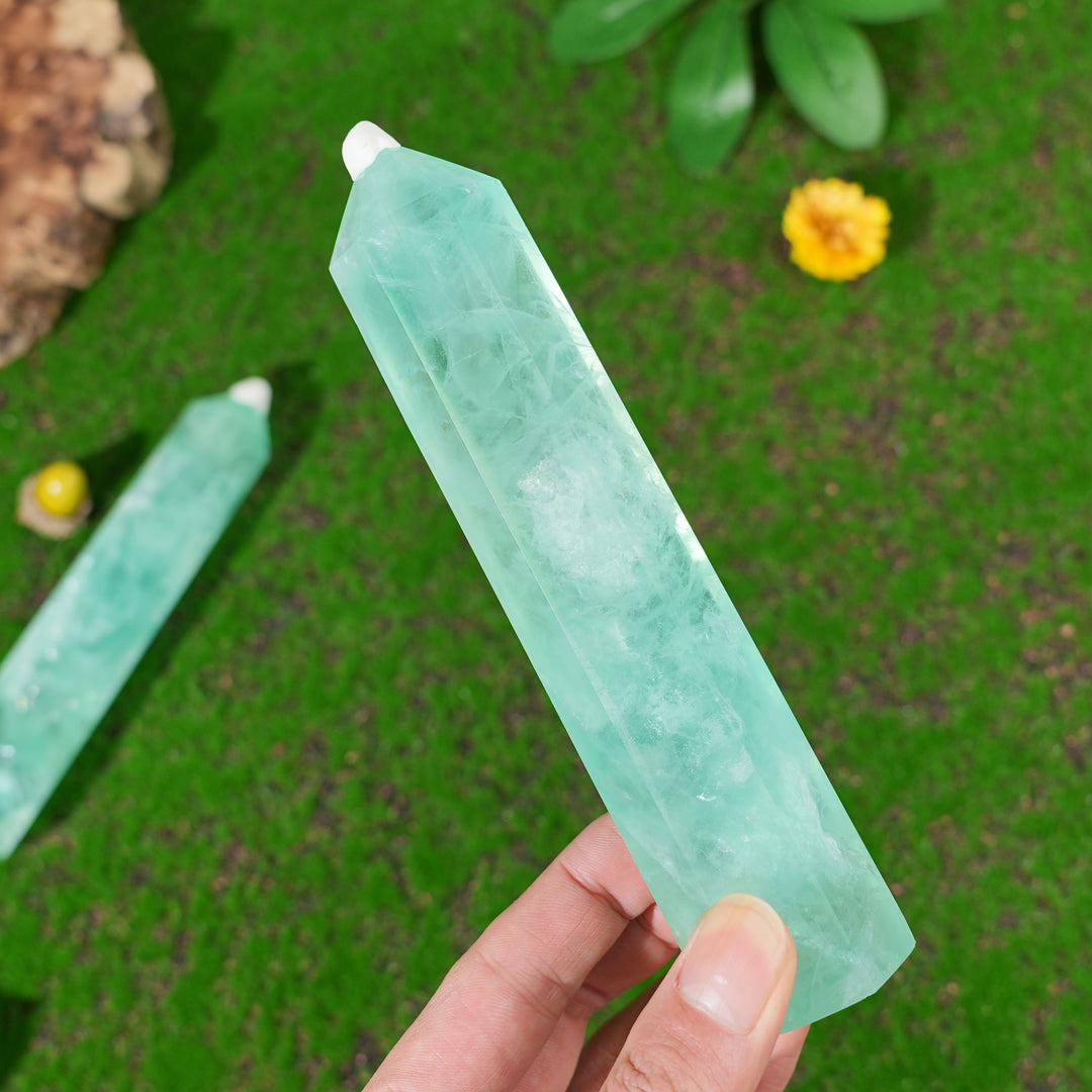 Green Fluorite Tower