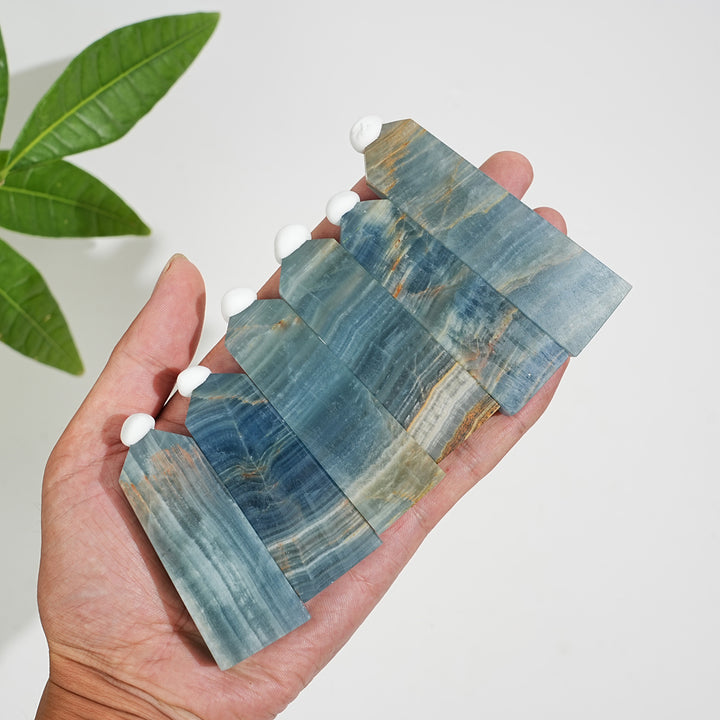 Natural Crystal Lemurian Aquatine Calcite Point