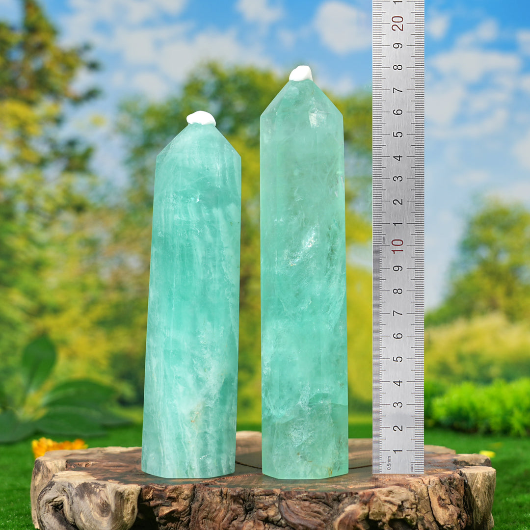 Green Fluorite Tower