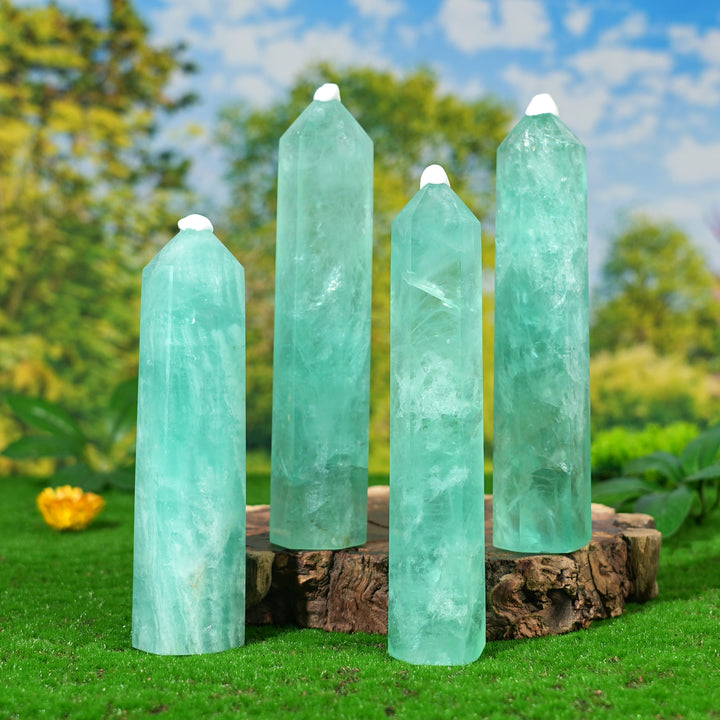 Green Fluorite Tower