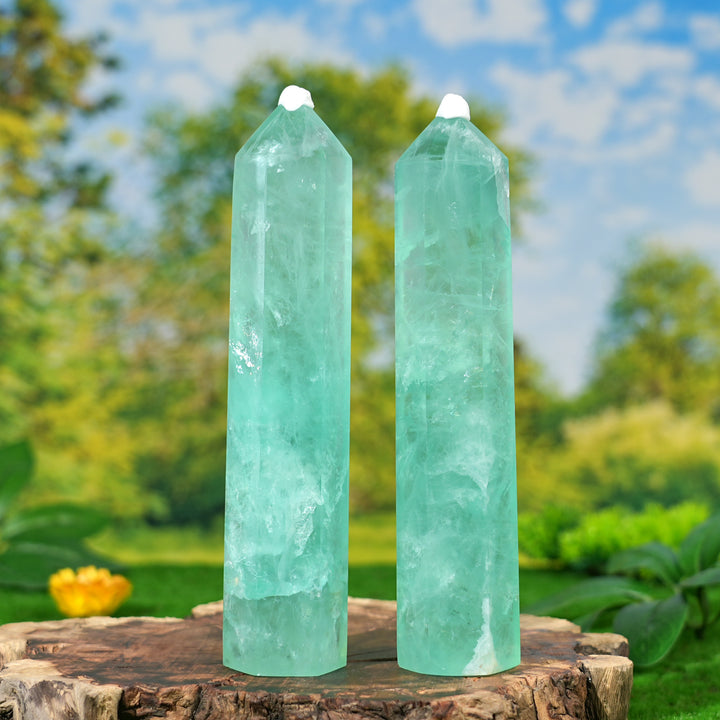 Green Fluorite Tower