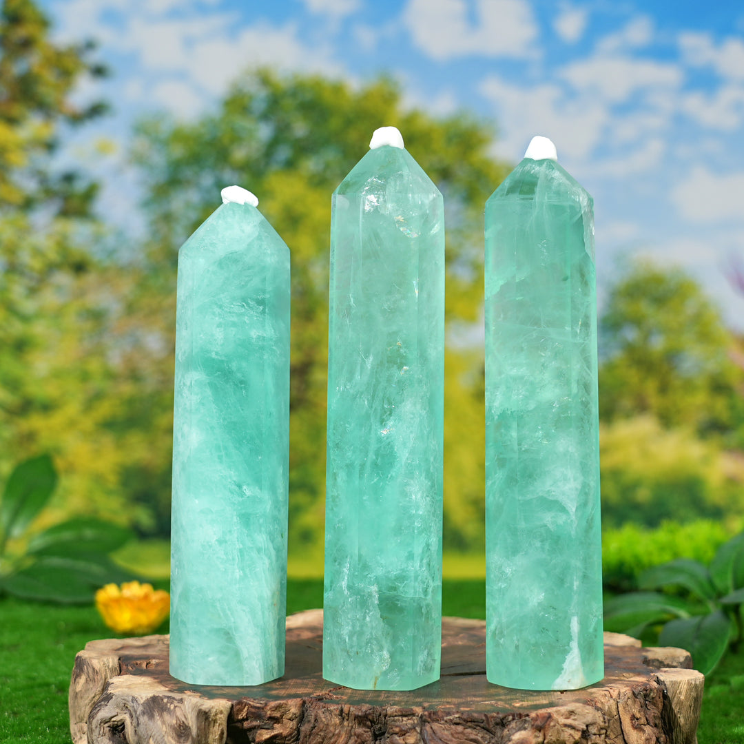 Green Fluorite Tower