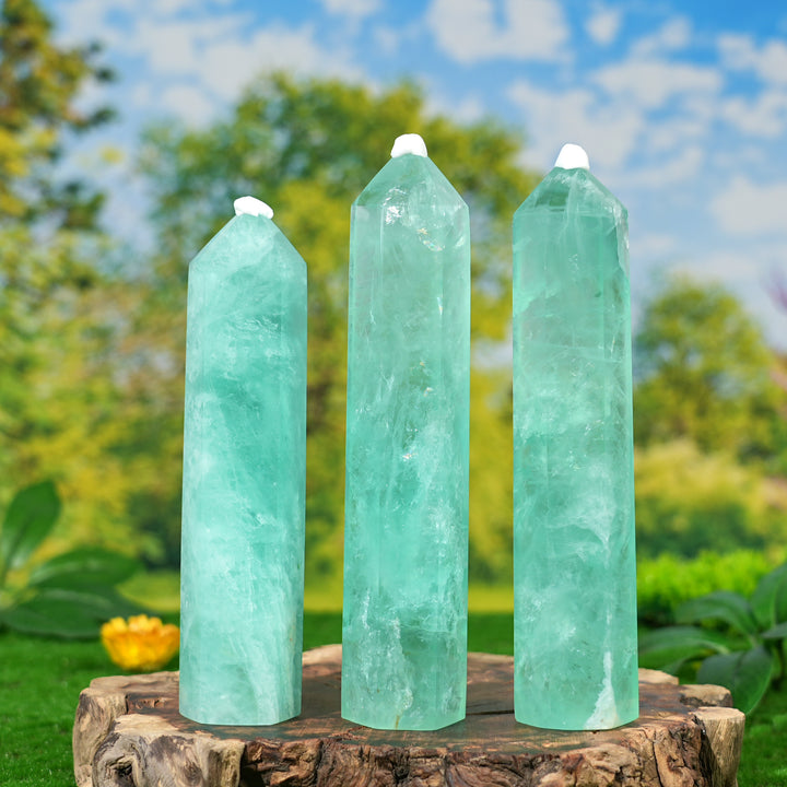 Green Fluorite Tower