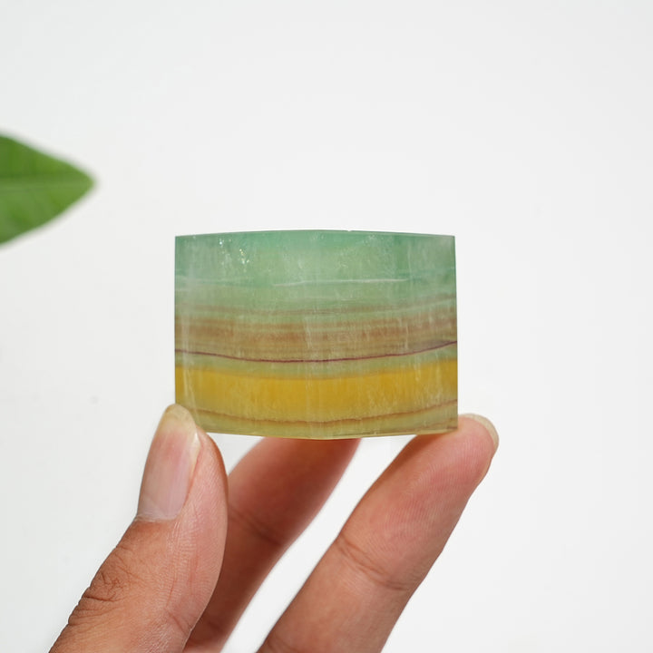 Natural Crystal Candy Fluorite Cube