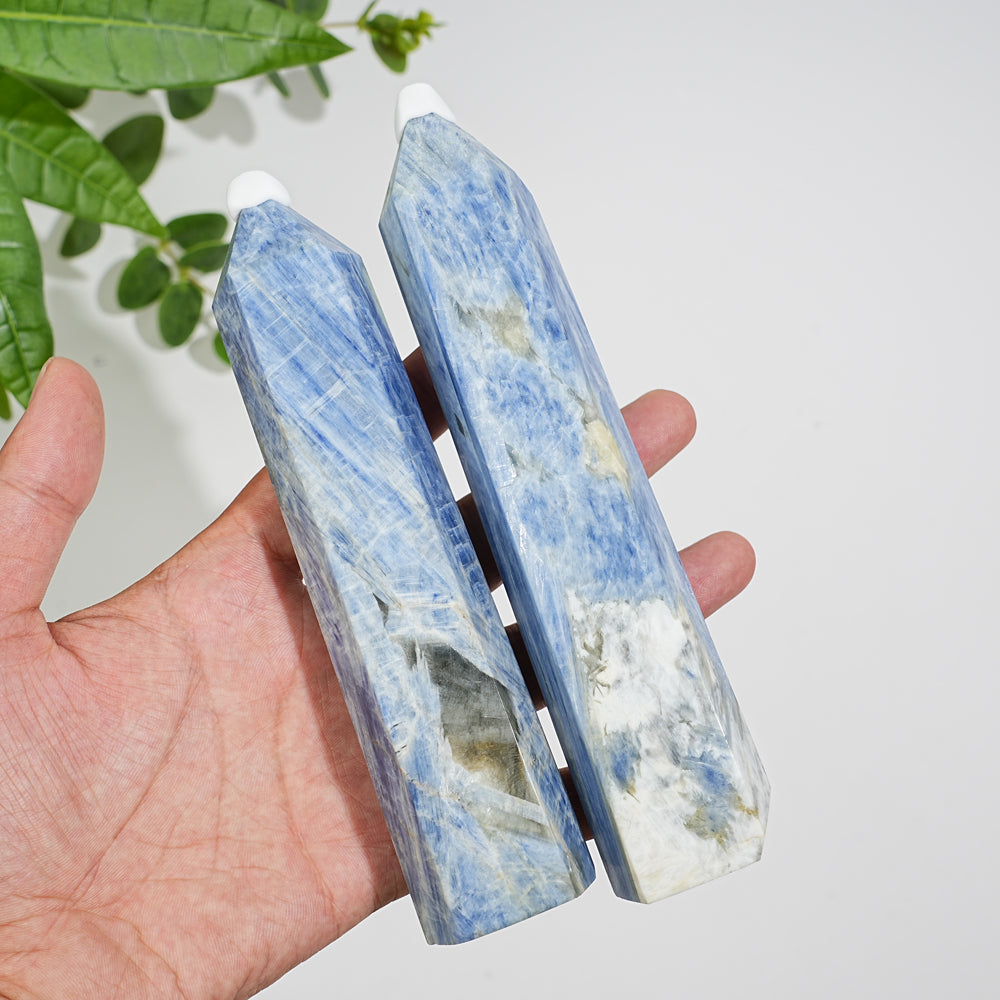 Unique,Natural Crystal Blue Kyanite Point