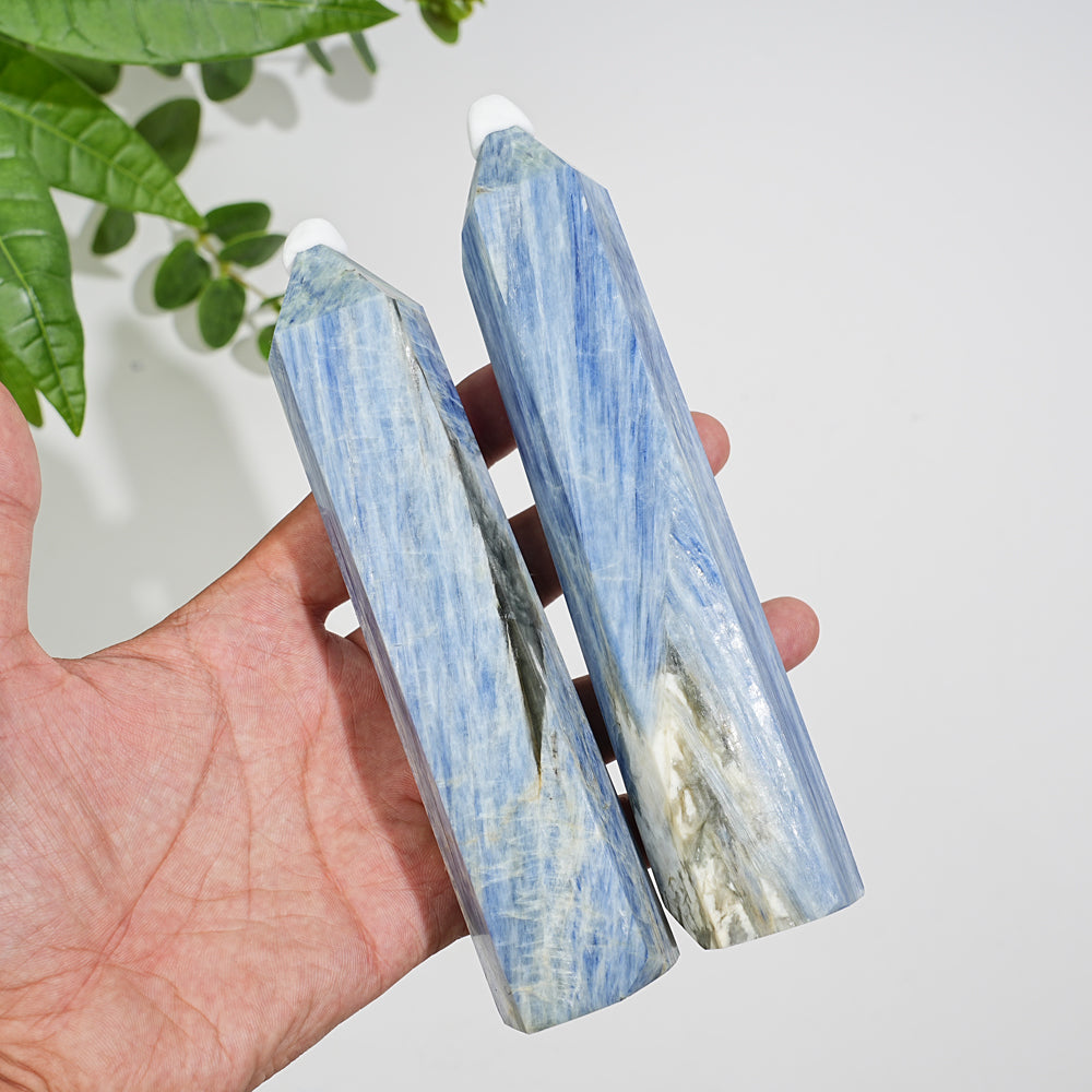 Unique,Natural Crystal Blue Kyanite Point