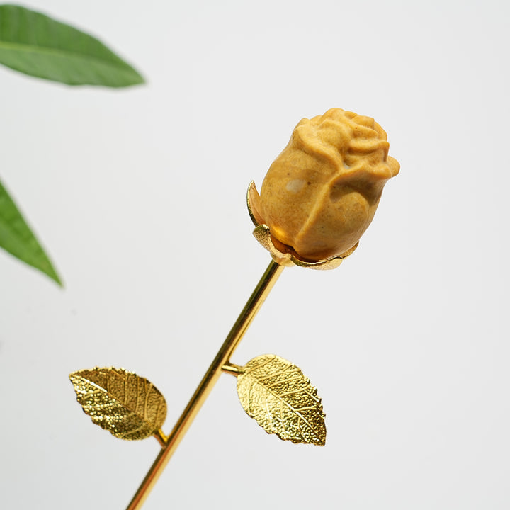 Natural Crystal Exquisite Handheld Rose Flower