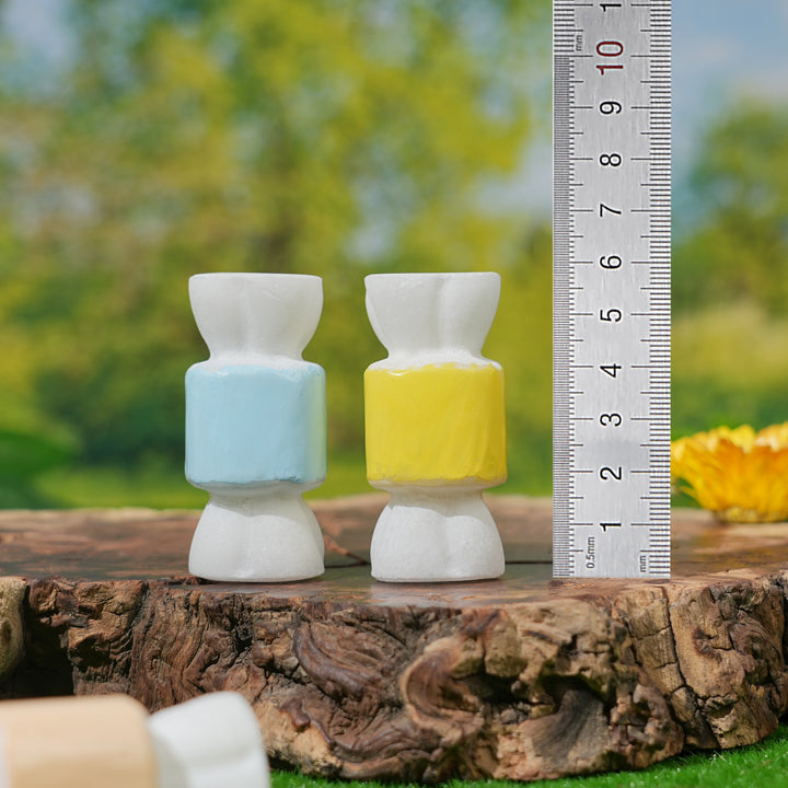 Natural Crystal Carving White Jade Candy