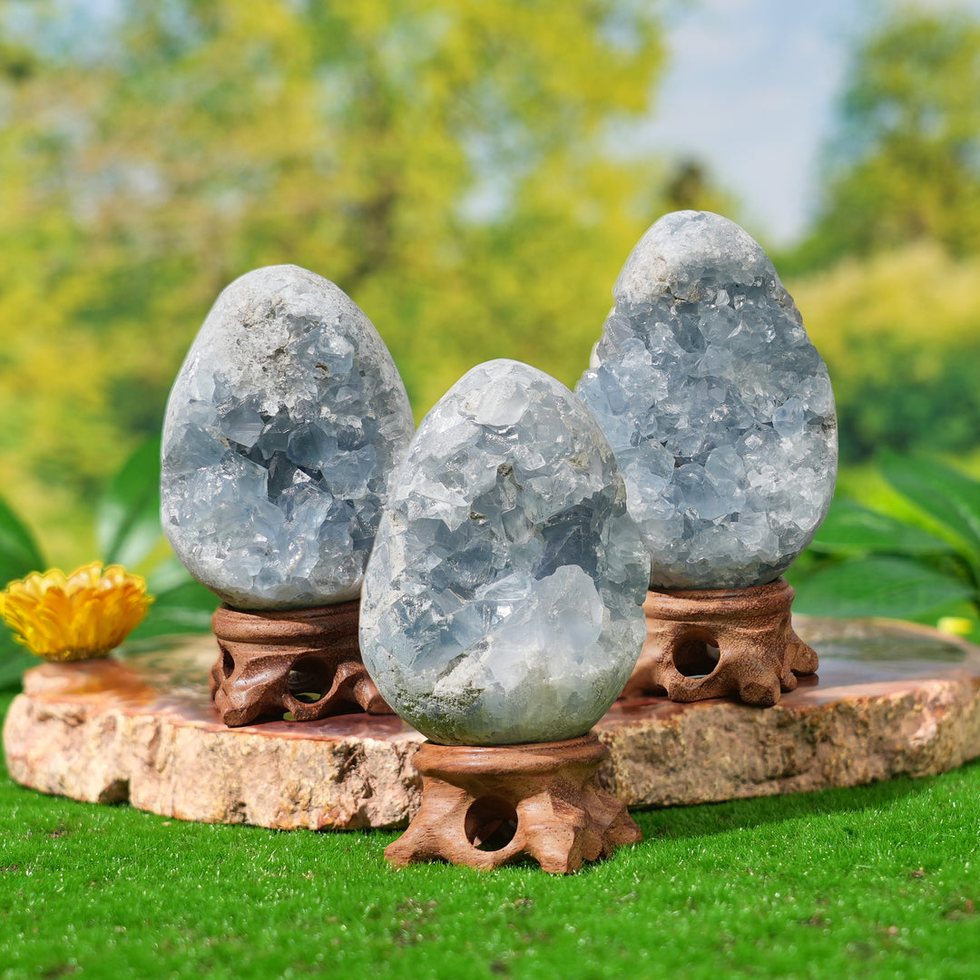 Natural Celestite Egg