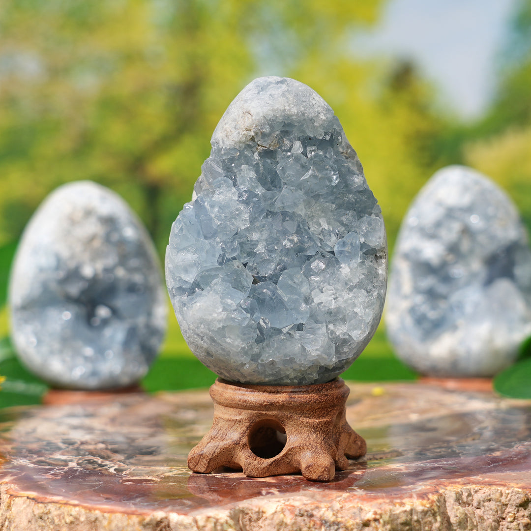 Natural Celestite Egg
