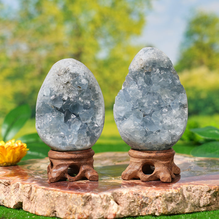 Natural Celestite Egg