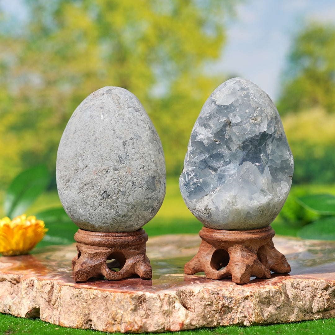 Natural Celestite Egg