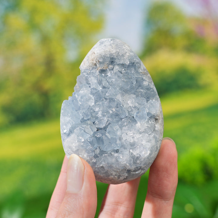 Natural Celestite Egg