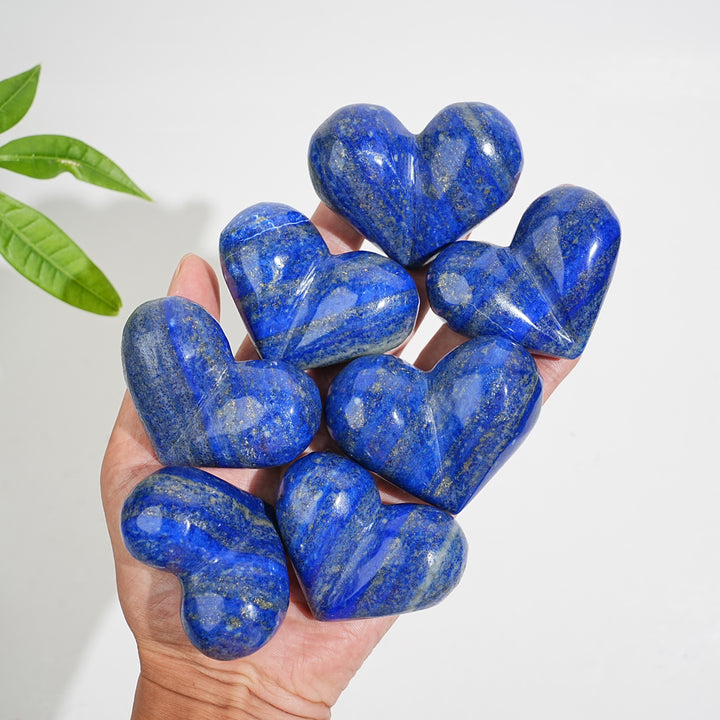 Natural Crystal Lapis Lazuli Peach Heart