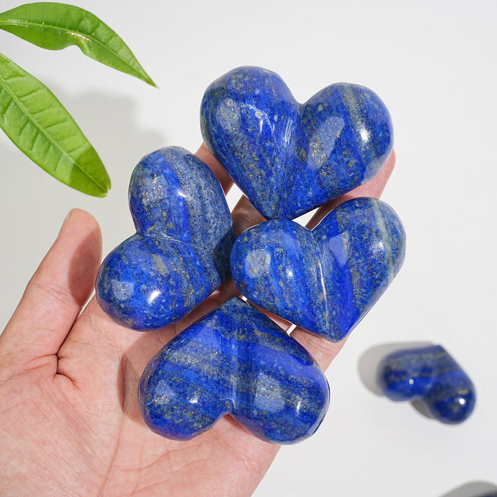 Natural Crystal Lapis Lazuli Peach Heart