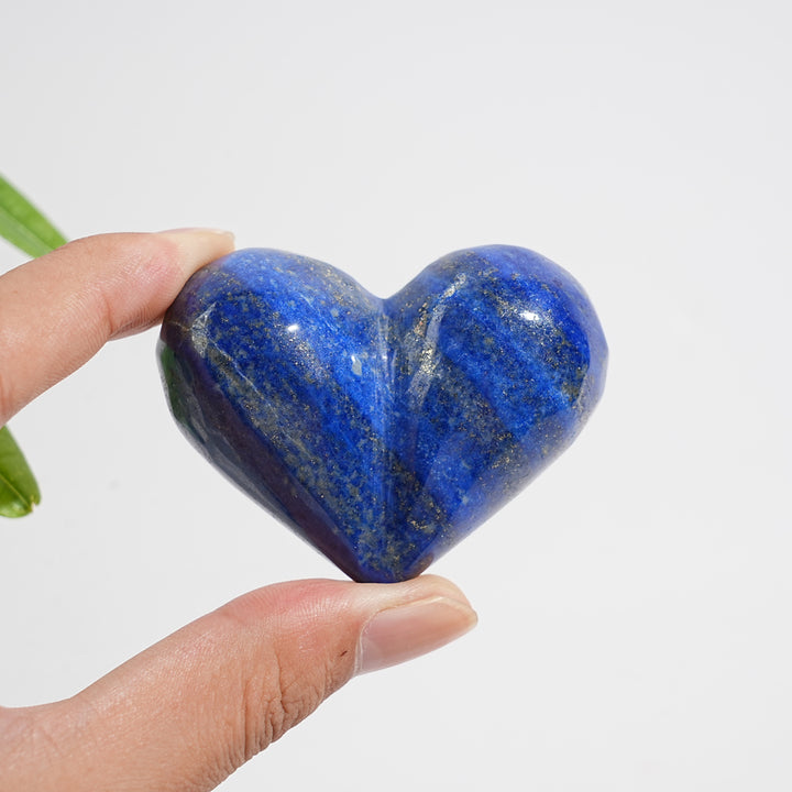 Natural Crystal Lapis Lazuli Peach Heart
