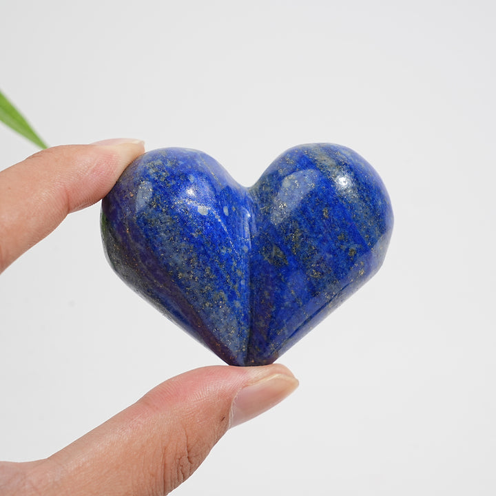 Natural Crystal Lapis Lazuli Peach Heart