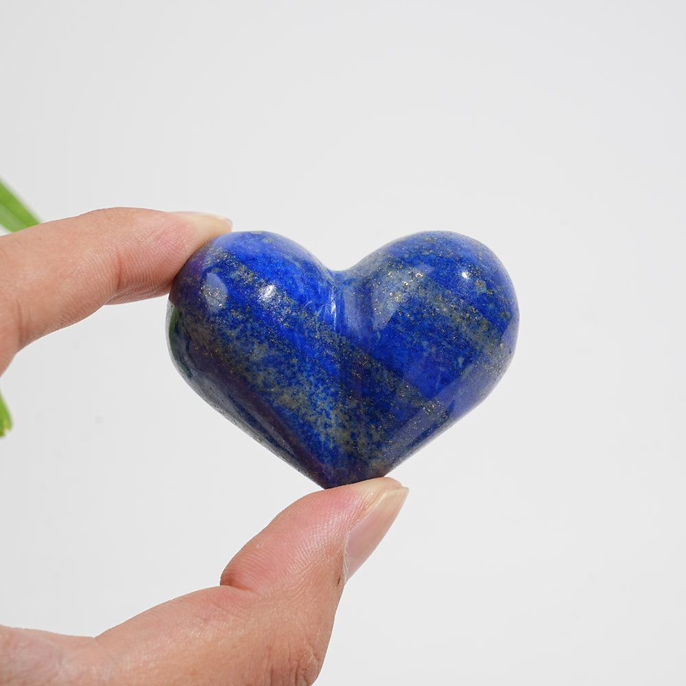 Natural Crystal Lapis Lazuli Peach Heart