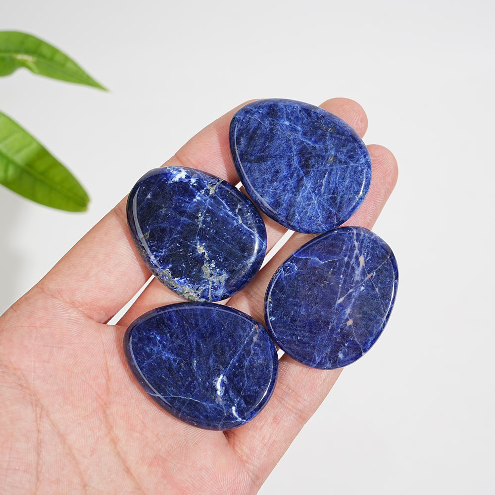 Natural Crystal Sodalite Oval Shaped Piece
