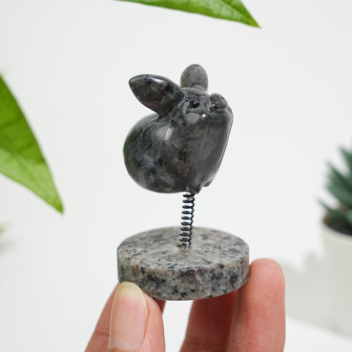 Natural Crystal Cute Flying Pig Ornament