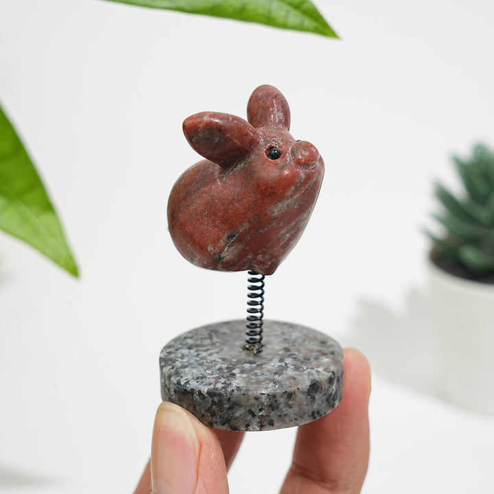 Natural Crystal Cute Flying Pig Ornament