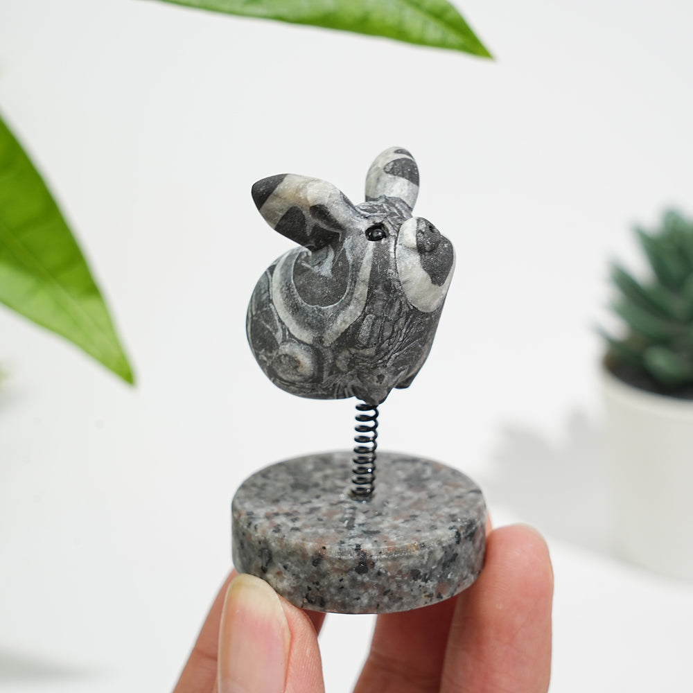 Natural Crystal Cute Flying Pig Ornament