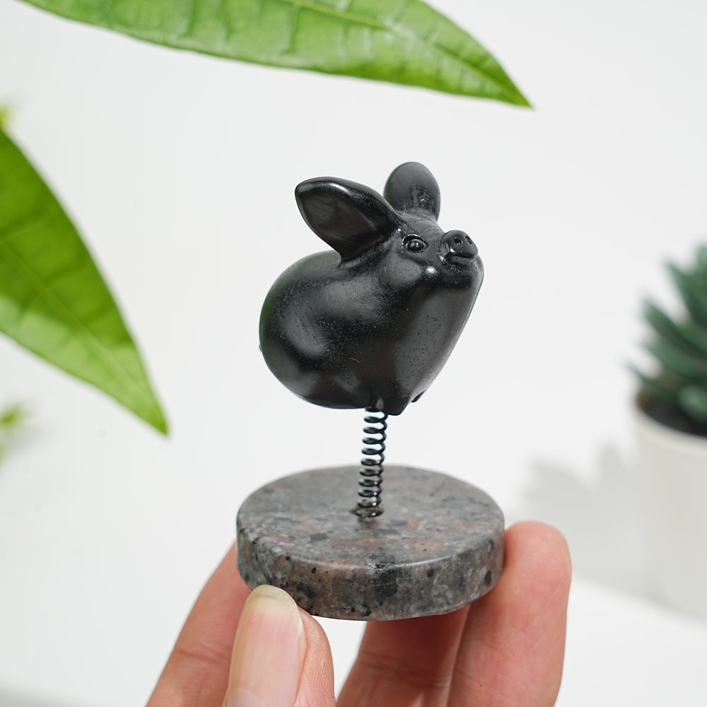 Natural Crystal Cute Flying Pig Ornament