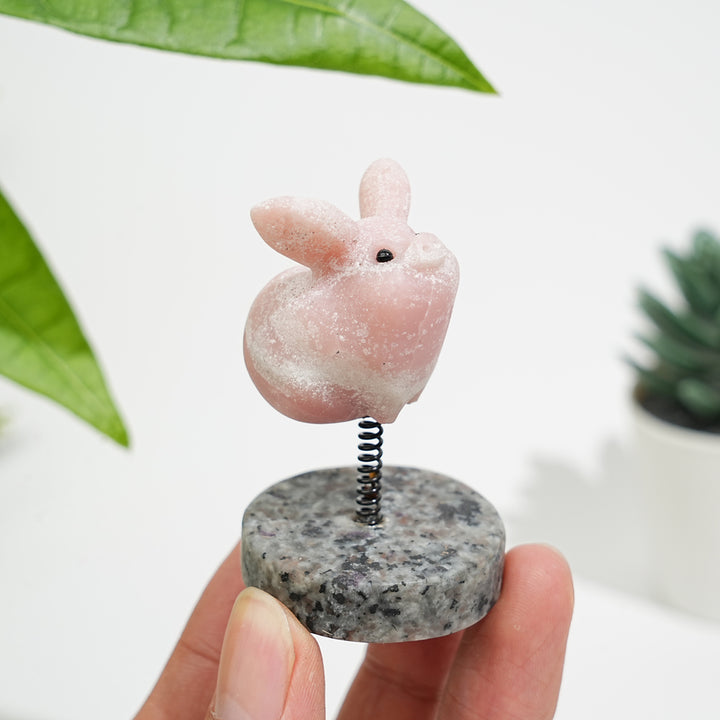 Natural Crystal Cute Flying Pig Ornament