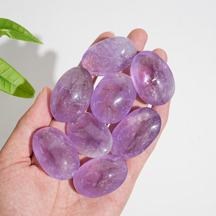 Natural Crystal Ametrine Palmstone