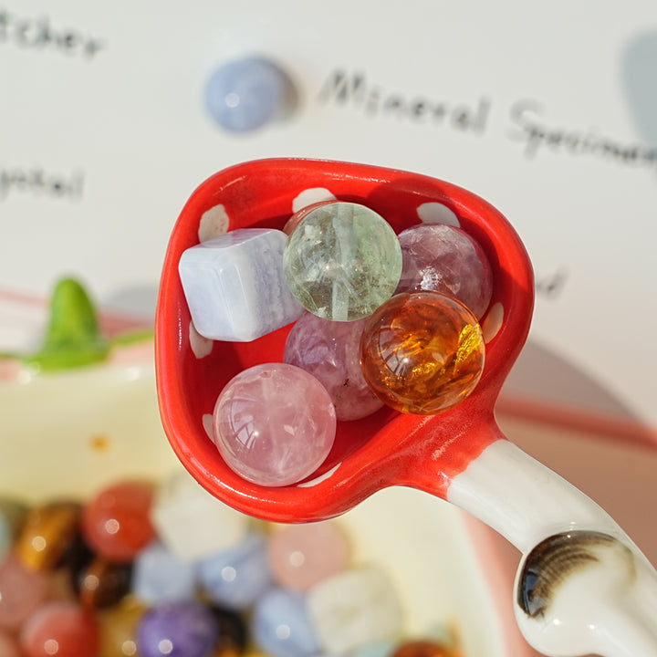 KIKICRYSTAL Cuillère d'abondance cristalline