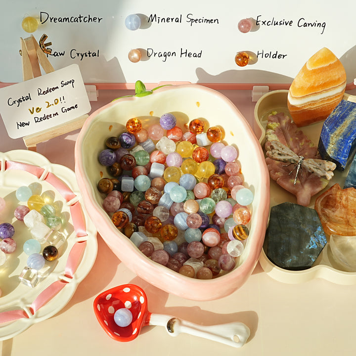 KIKICRYSTAL Cuillère d'abondance cristalline