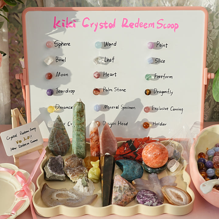 KIKICRYSTAL Cuillère d'abondance cristalline