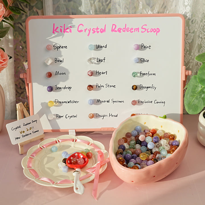 KIKICRYSTAL Cuillère d'abondance cristalline