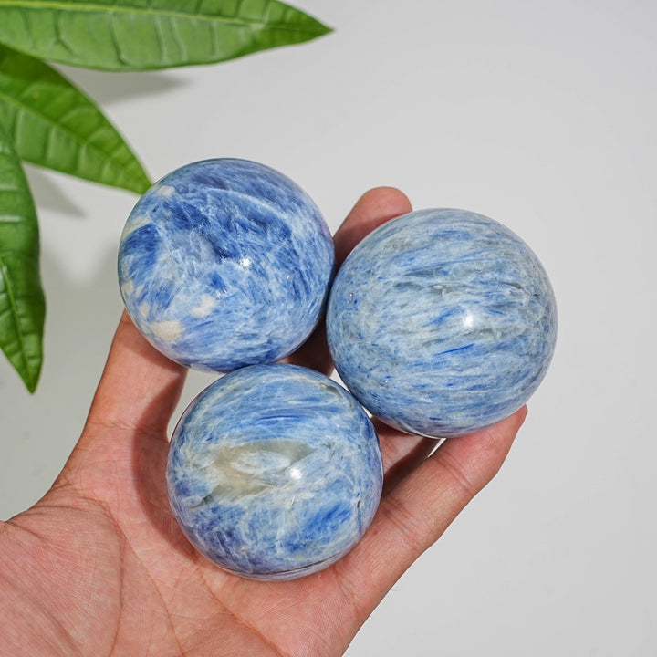 Natural Crystal Blue Kyanite Sphere
