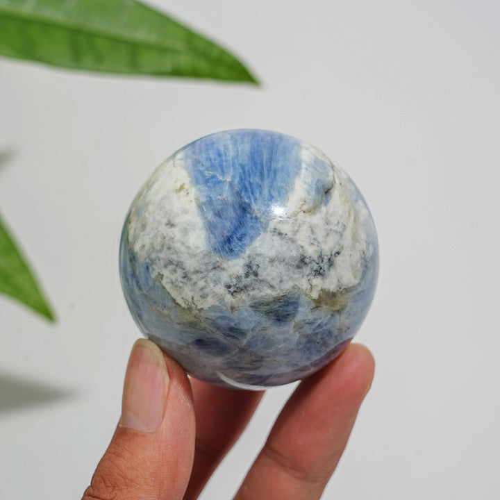 Natural Crystal Blue Kyanite Sphere