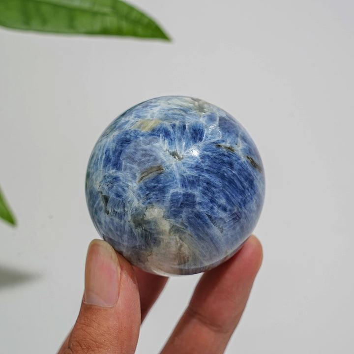 Natural Crystal Blue Kyanite Sphere