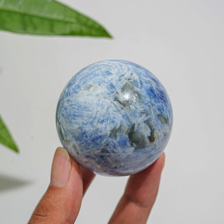Natural Crystal Blue Kyanite Sphere