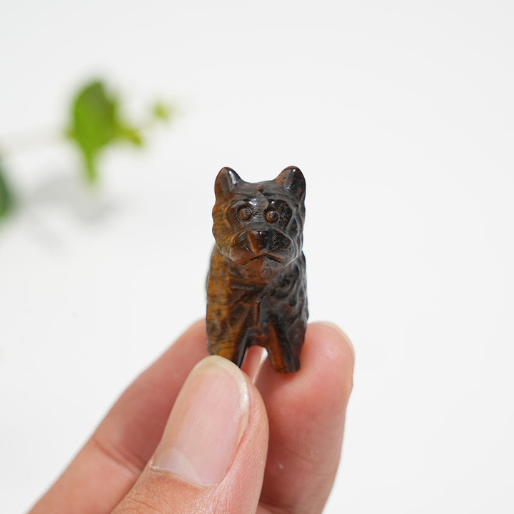 Natural Crystal Adorable Mini West Highland Carving