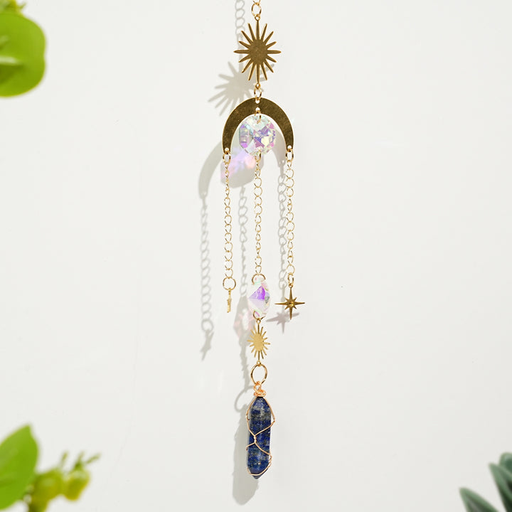Natural Whimsical Crystal Suncatcher