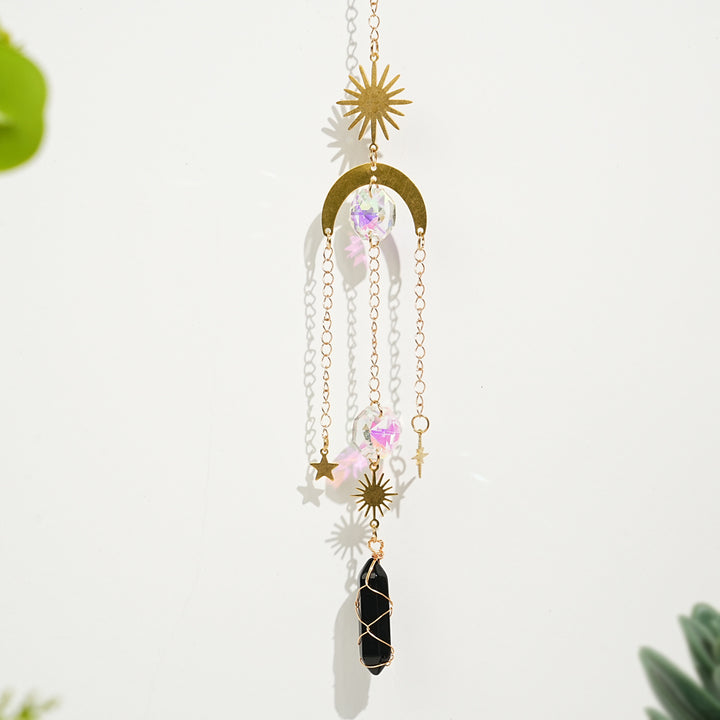 Natural Whimsical Crystal Suncatcher