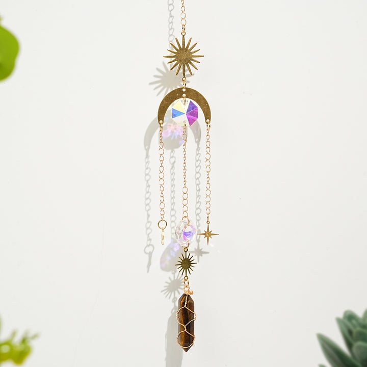 Natural Whimsical Crystal Suncatcher
