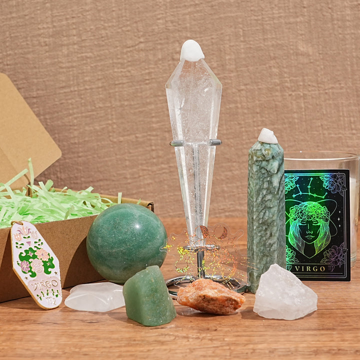Exclusive Natural 12 Zodiac Crystal Healing Set