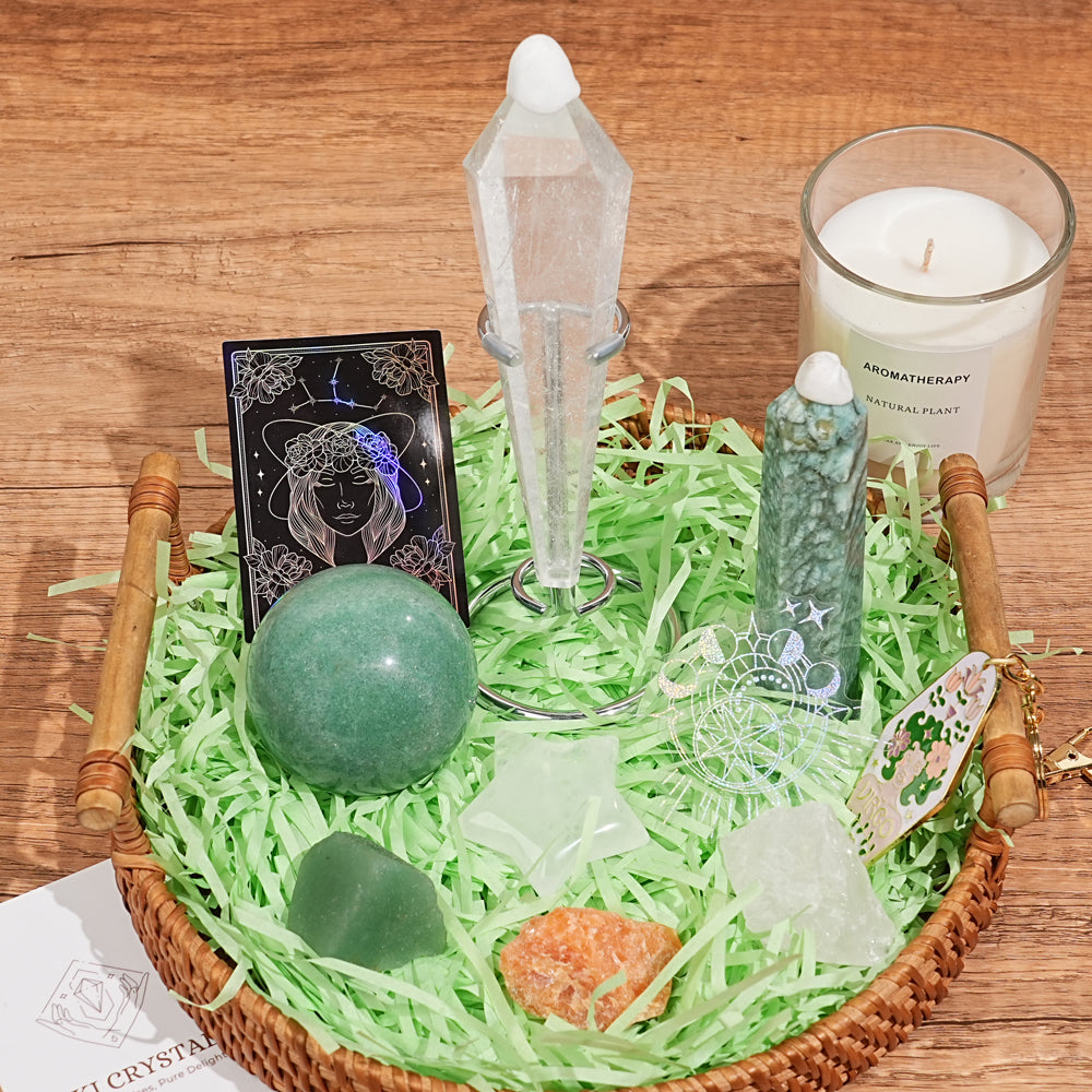 Exclusive Natural 12 Zodiac Crystal Healing Set