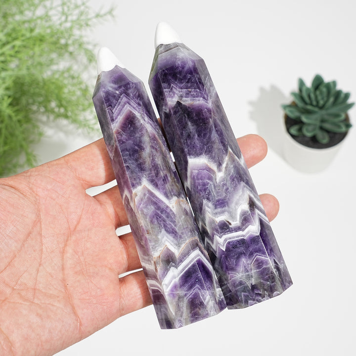 Natural Crystal Dream Amethyst Beautiful Point