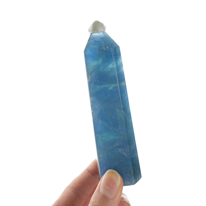 Natural Blue Fluorite Point