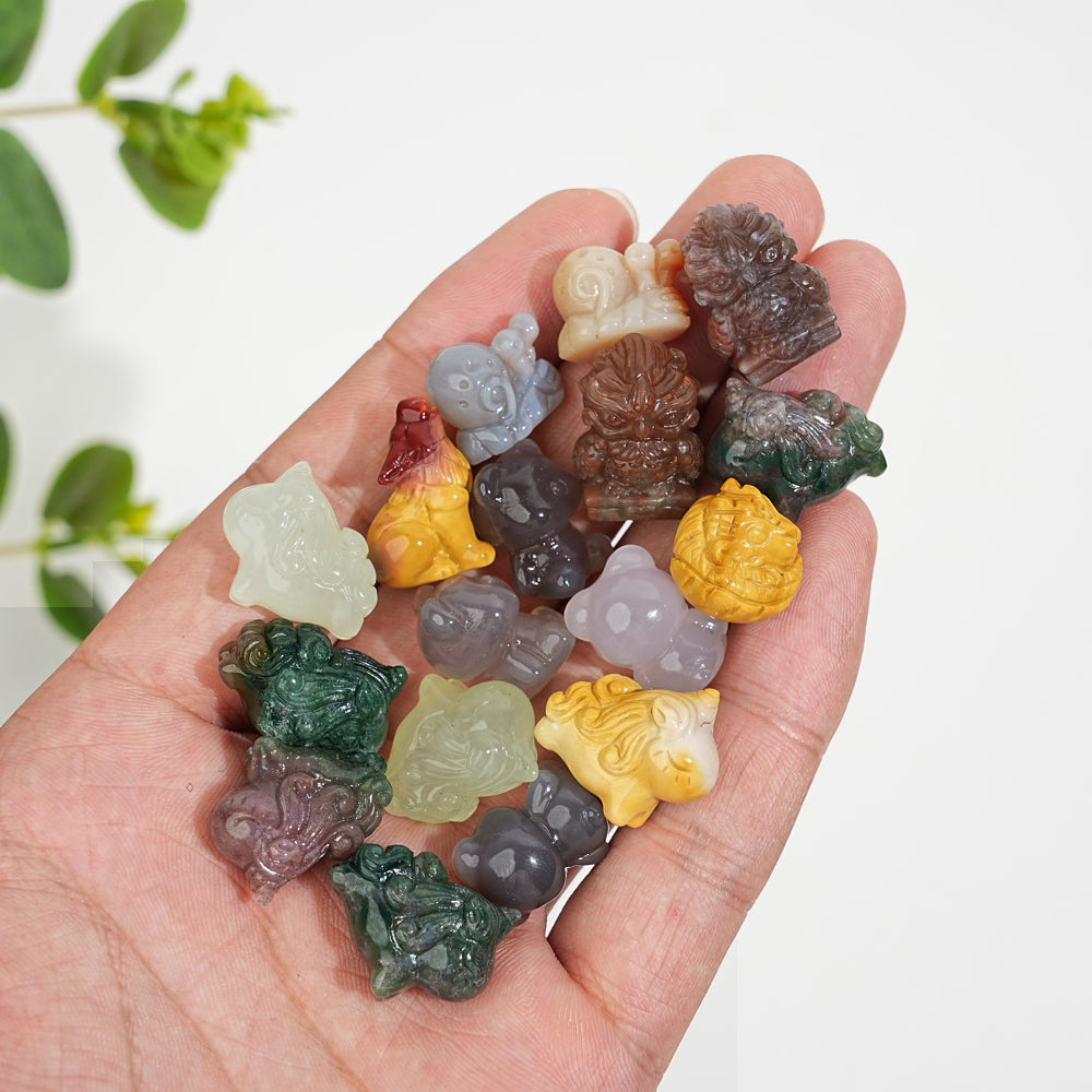 Natural Crystal Assorted Animal Carvings