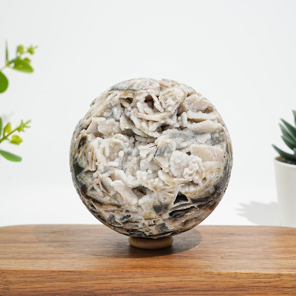 Unique,Natural Crystal Intricate Sphalerite Sphere