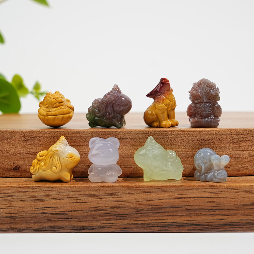 Natural Crystal Assorted Animal Carvings